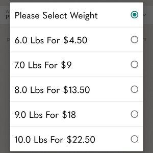 Extra over weight over sized shipping postage